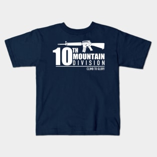 10th Mountain Division Kids T-Shirt